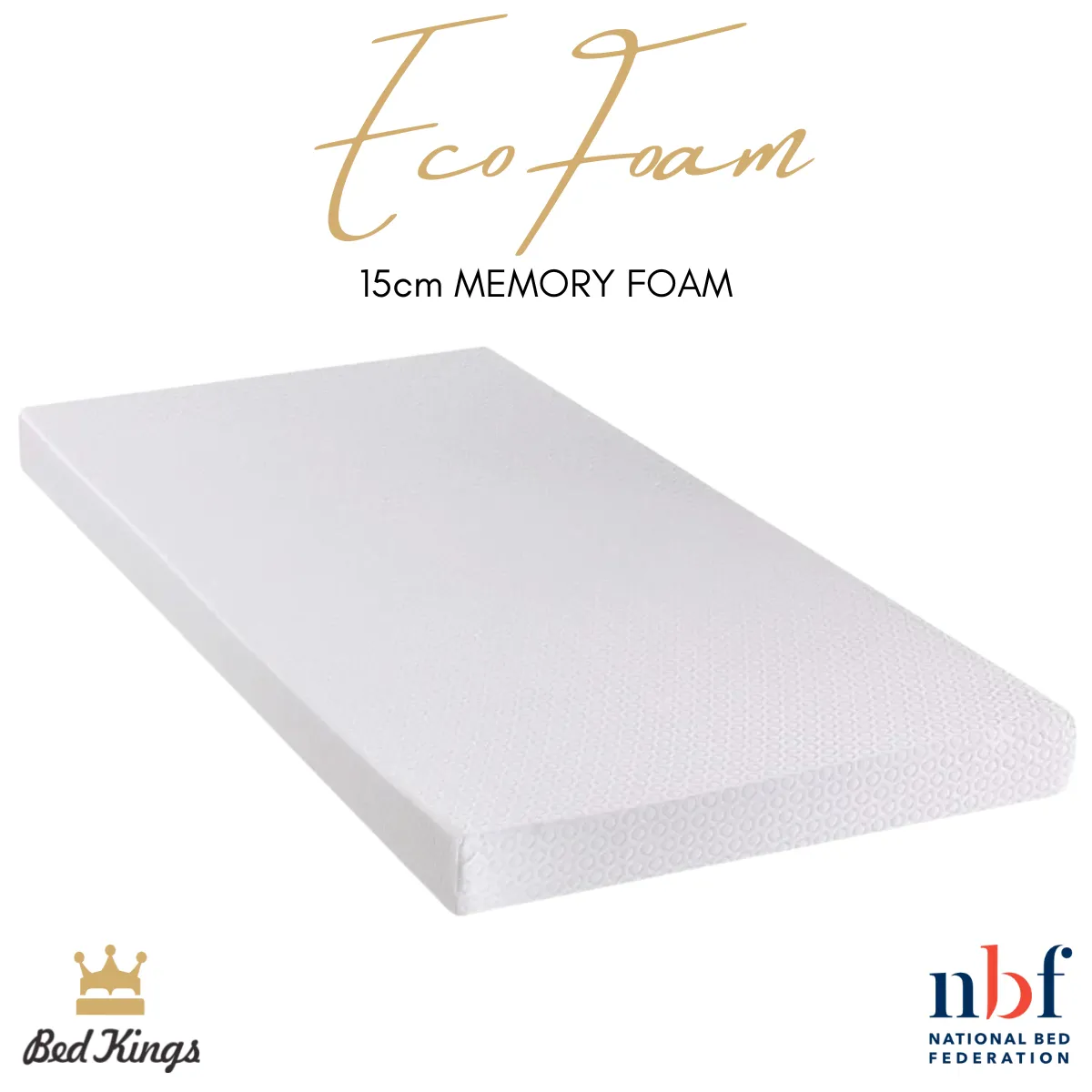 15cm Eco Foam Mattress - For Bunk Beds & Day Beds