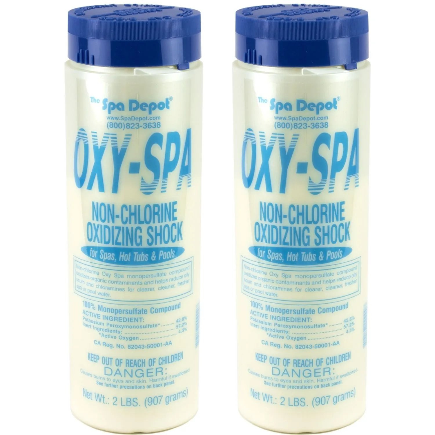 2-Pack Oxy-Spa Non-chlorine Hot Tub and Pool MPS Shock 2 x 2lb. (4 Lbs. Total)