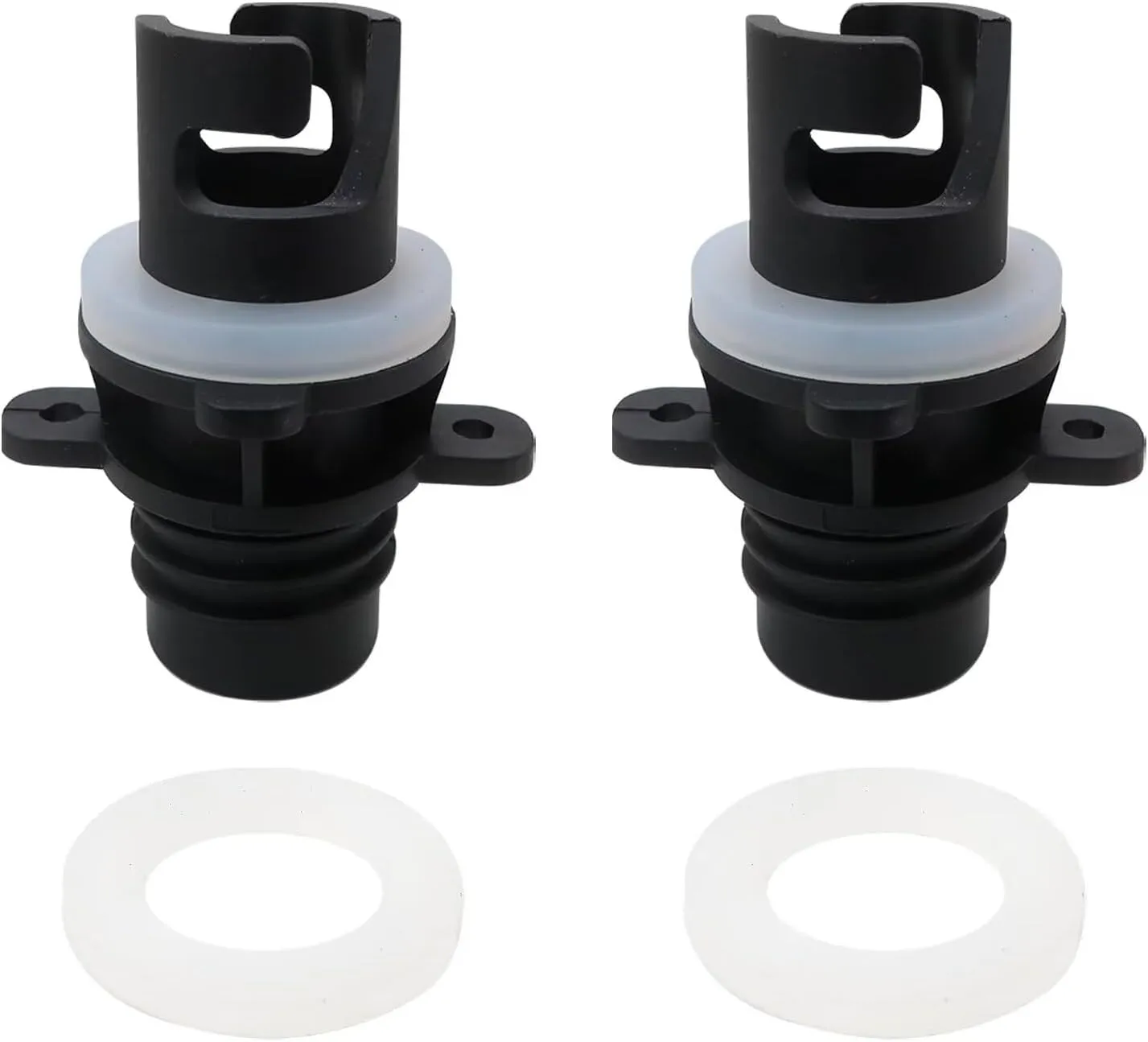 2Pcs Electric Pump for Halkey-Roberts (HR) Valve Adapter for Electric Paddle Board Pump, Sup Pump Adaptor with 3 Gaskets