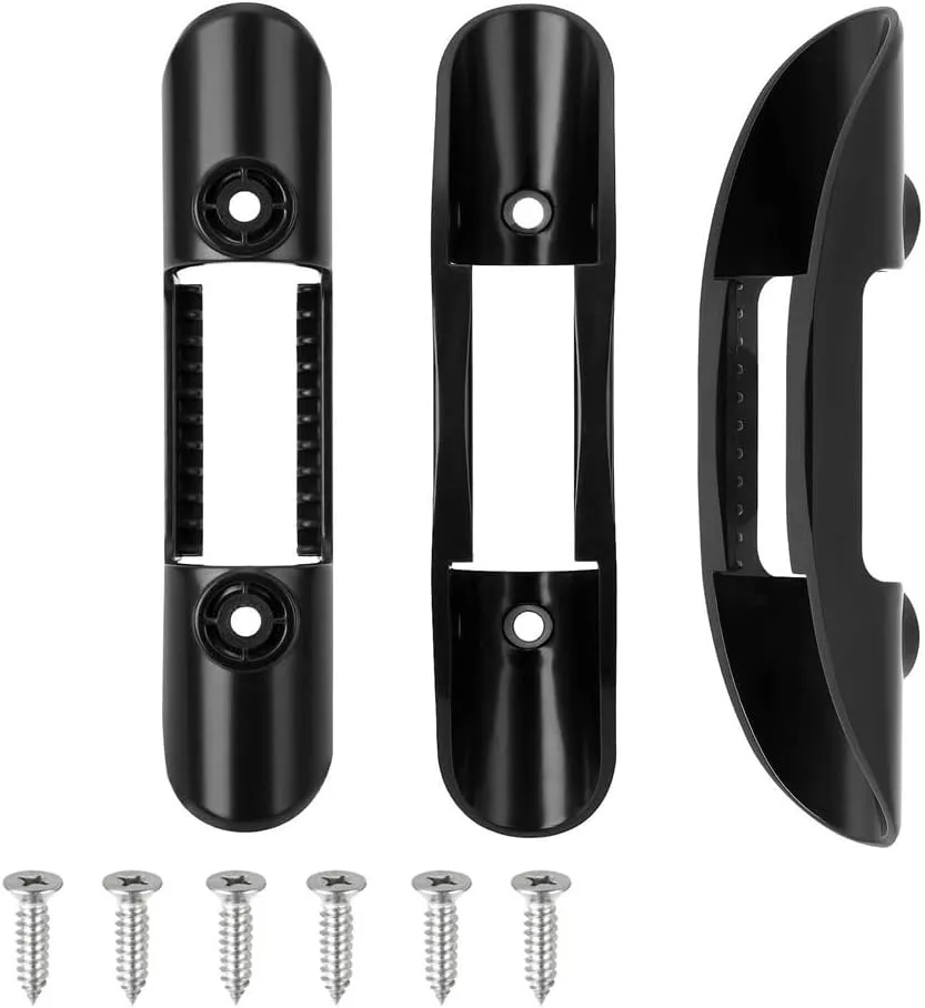 3 Pack Kayak Paddle Holder Clip Deck Track Mount Keeper with Screws Shaft Clamp Snap Bracket for Canoe Boat Oars Raft Surfing Fishing