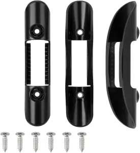3 Pack Kayak Paddle Holder Clip Deck Track Mount Keeper with Screws Shaft Clamp Snap Bracket for Canoe Boat Oars Raft Surfing Fishing