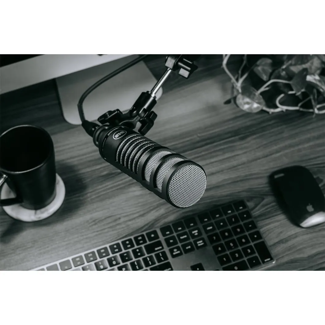 512 Audio Limelight, Dynamic Vocal XLR Microphone Bundle with Pop Filter and Boom Arm