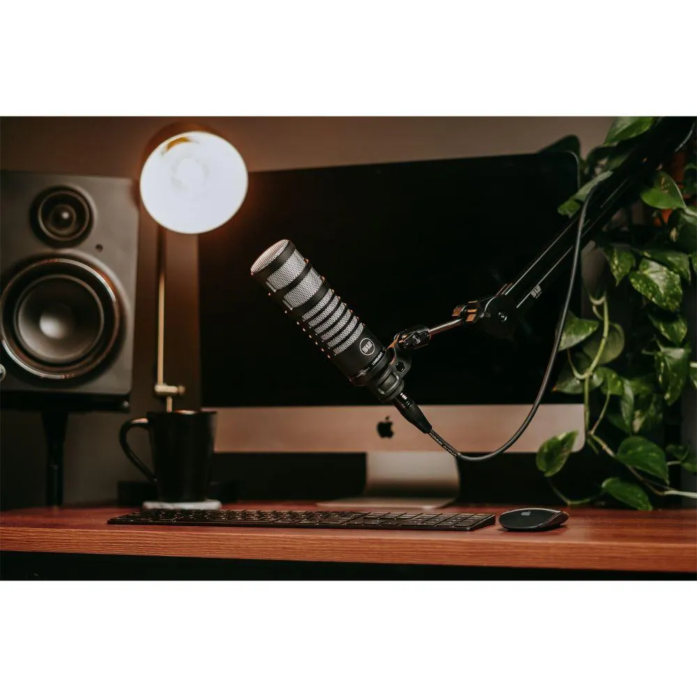512 Audio Limelight, Dynamic Vocal XLR Microphone Bundle with Pop Filter and Boom Arm