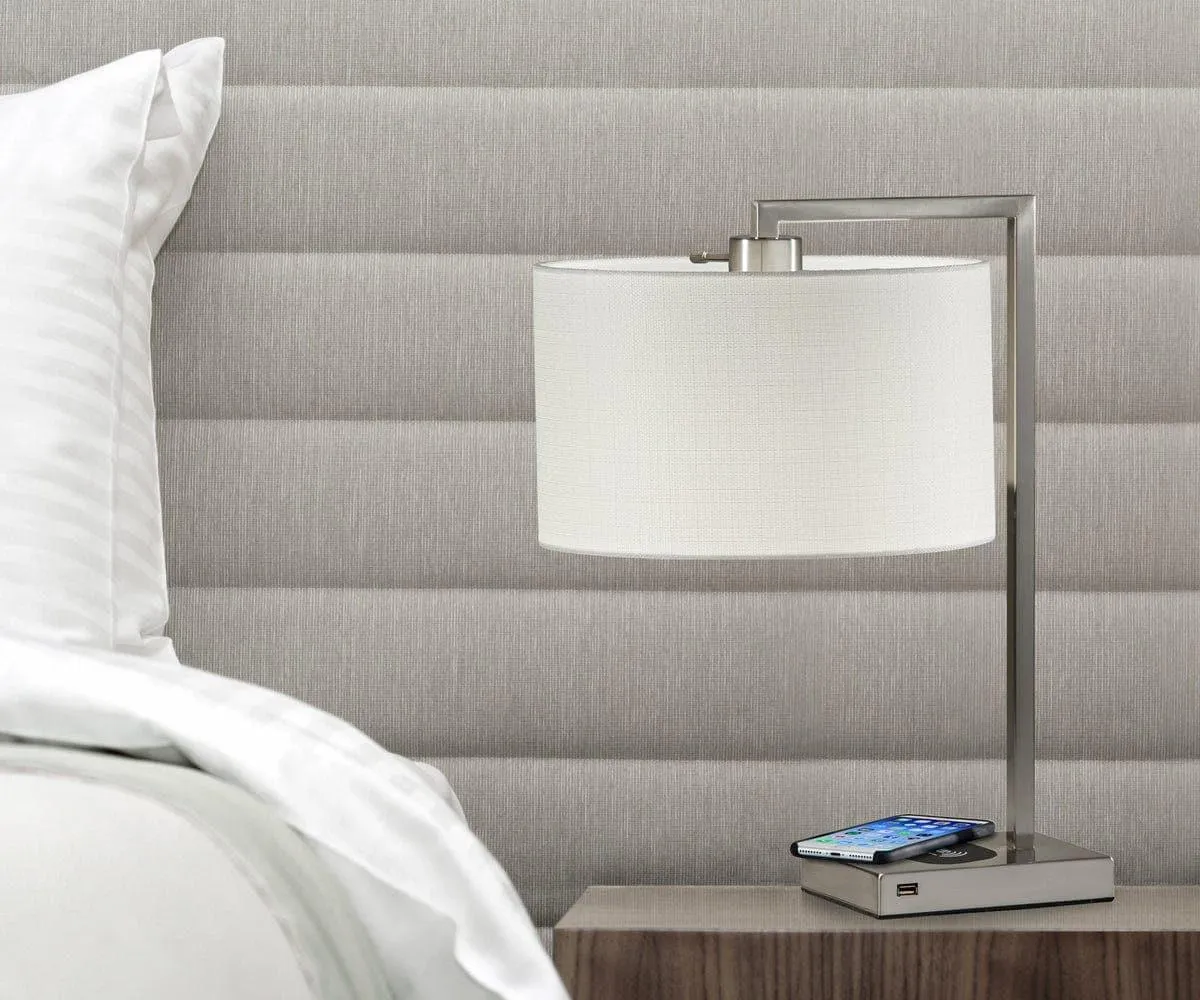 Addison Table Lamp With Charger