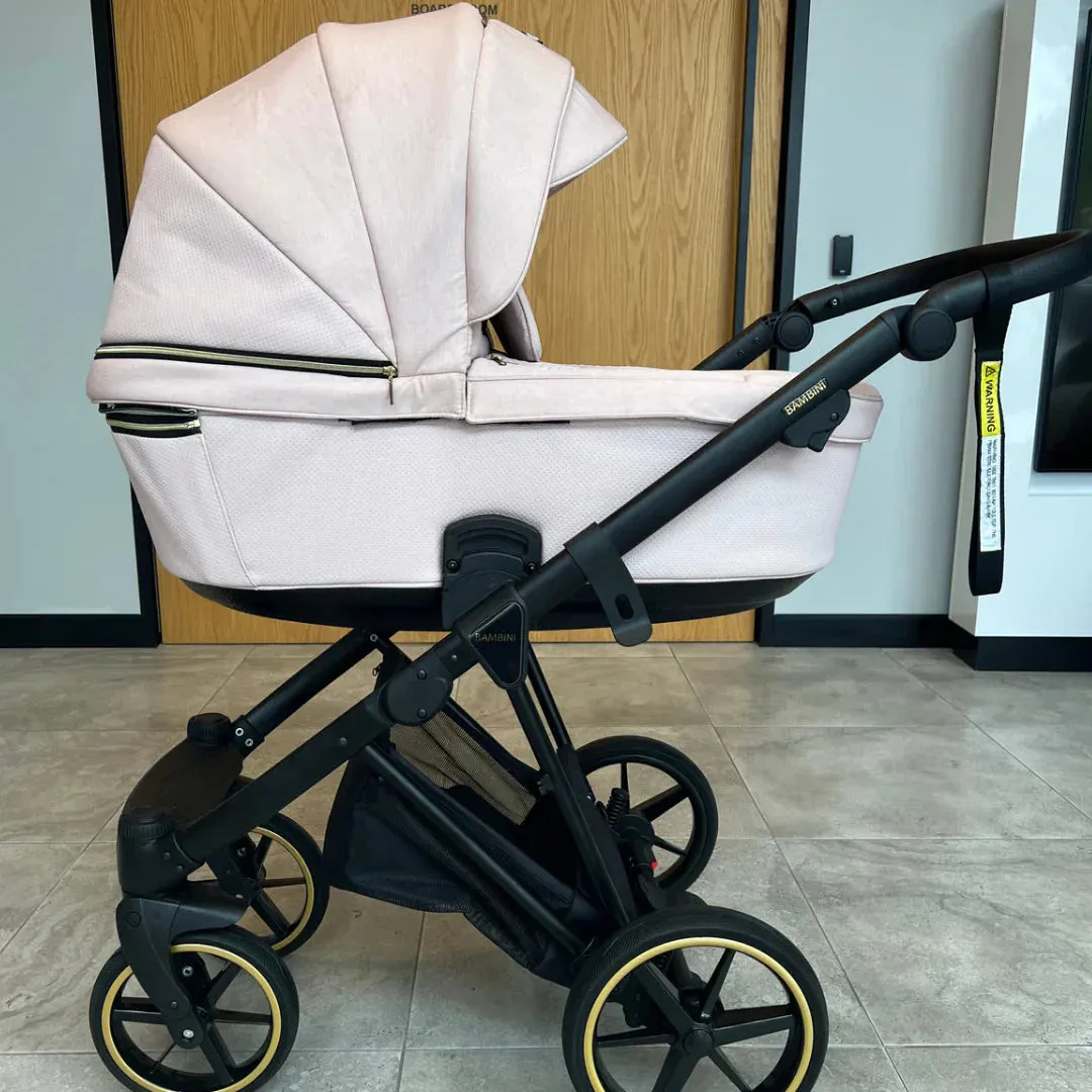 Bambini Geneva Modern Pram FREE Gift Pack $400 & Bassinet Stand Worth $240