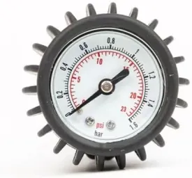 Barometer Kayak Air Pressure Gauge, Inflatable Boat raft Pressure Gauge with Air Valve Connector 1.6 Bar/ 23 PSI (1.6BAR/23PSI)