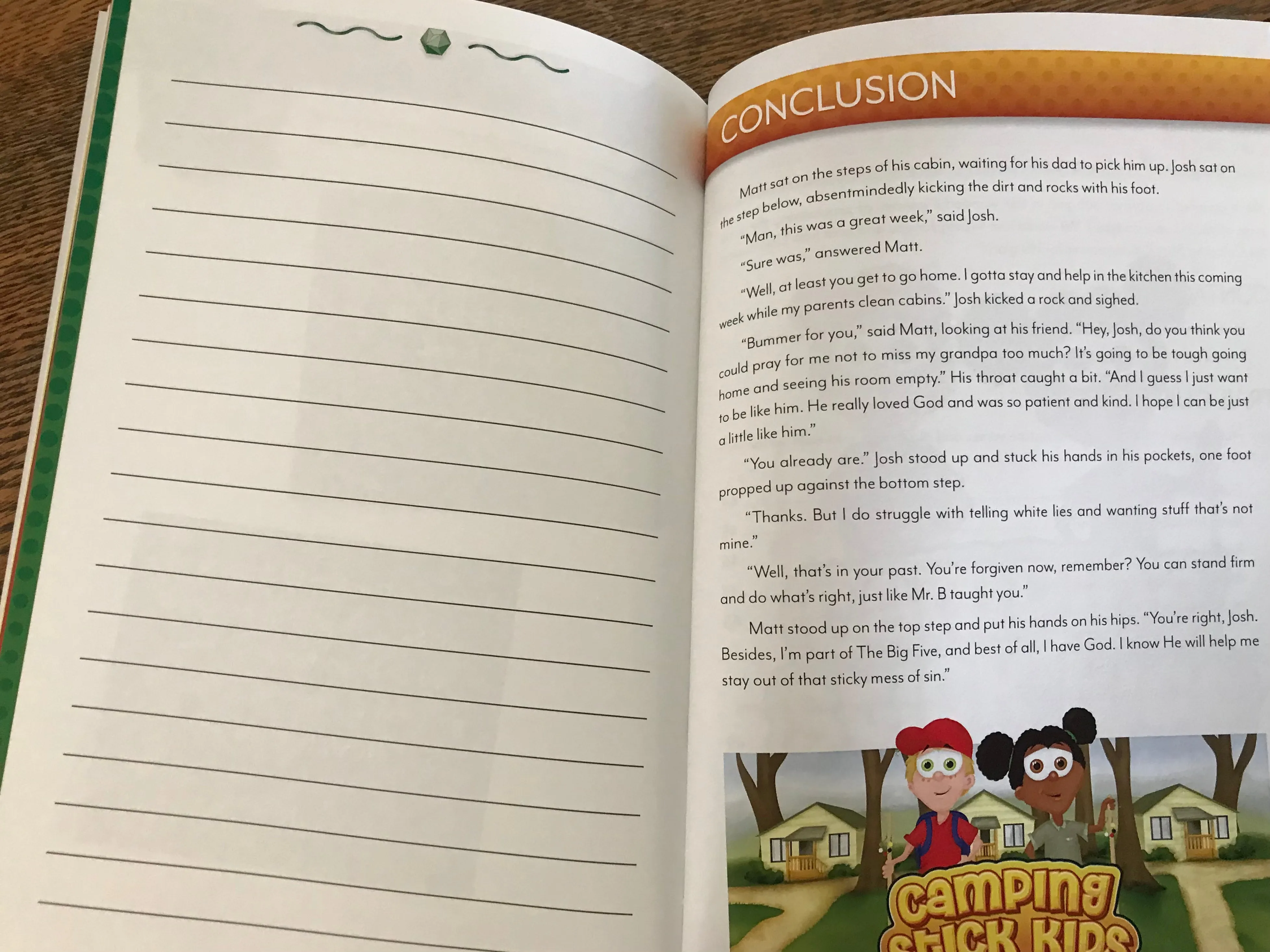 Camping with Jesus: Boy focused Campers Kit(Stick NOT included)