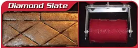 Concrete Border Roller - Rock N Roller - 8" Diamond Slate
