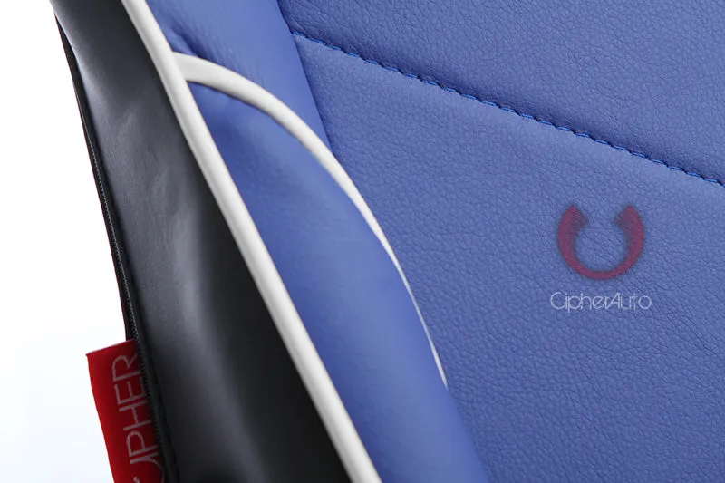 CPA5001 All Blue Leatherette Cipher Auto Office Racing Seat