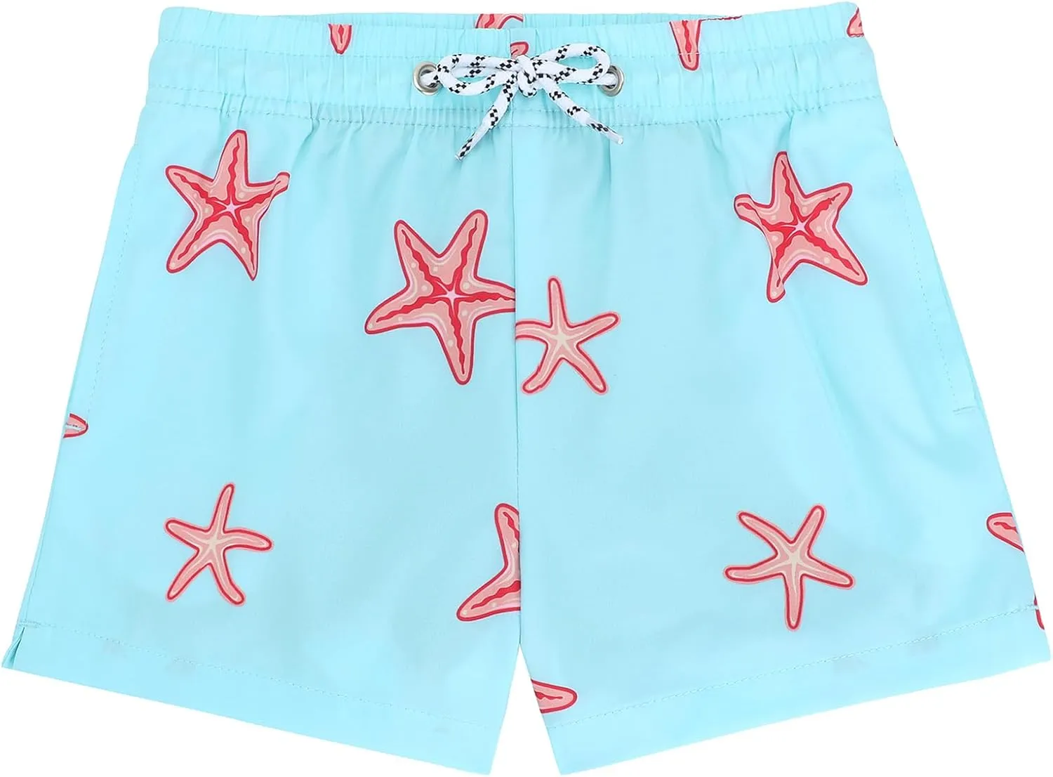 CULACCINO Boys Swim Trunks Boxer Brief Liner Anti Chafe Toddler Swim Shorts Boy Bathing Suit with Compression Liner 2-16T