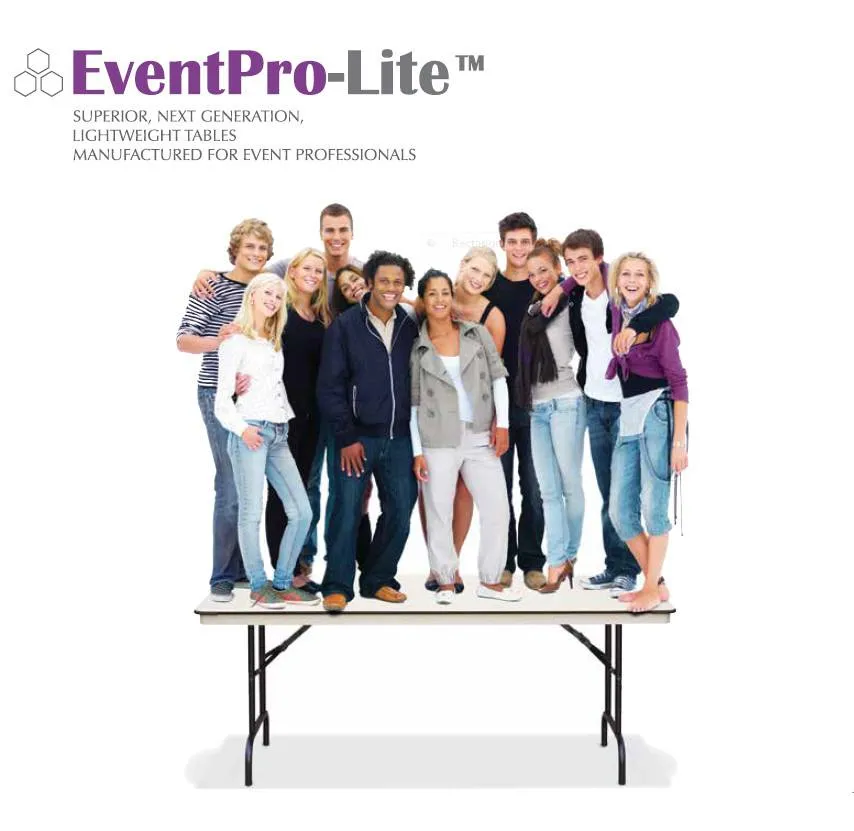 EventPro-Lite - 6ft Round Folding Table | In Stock