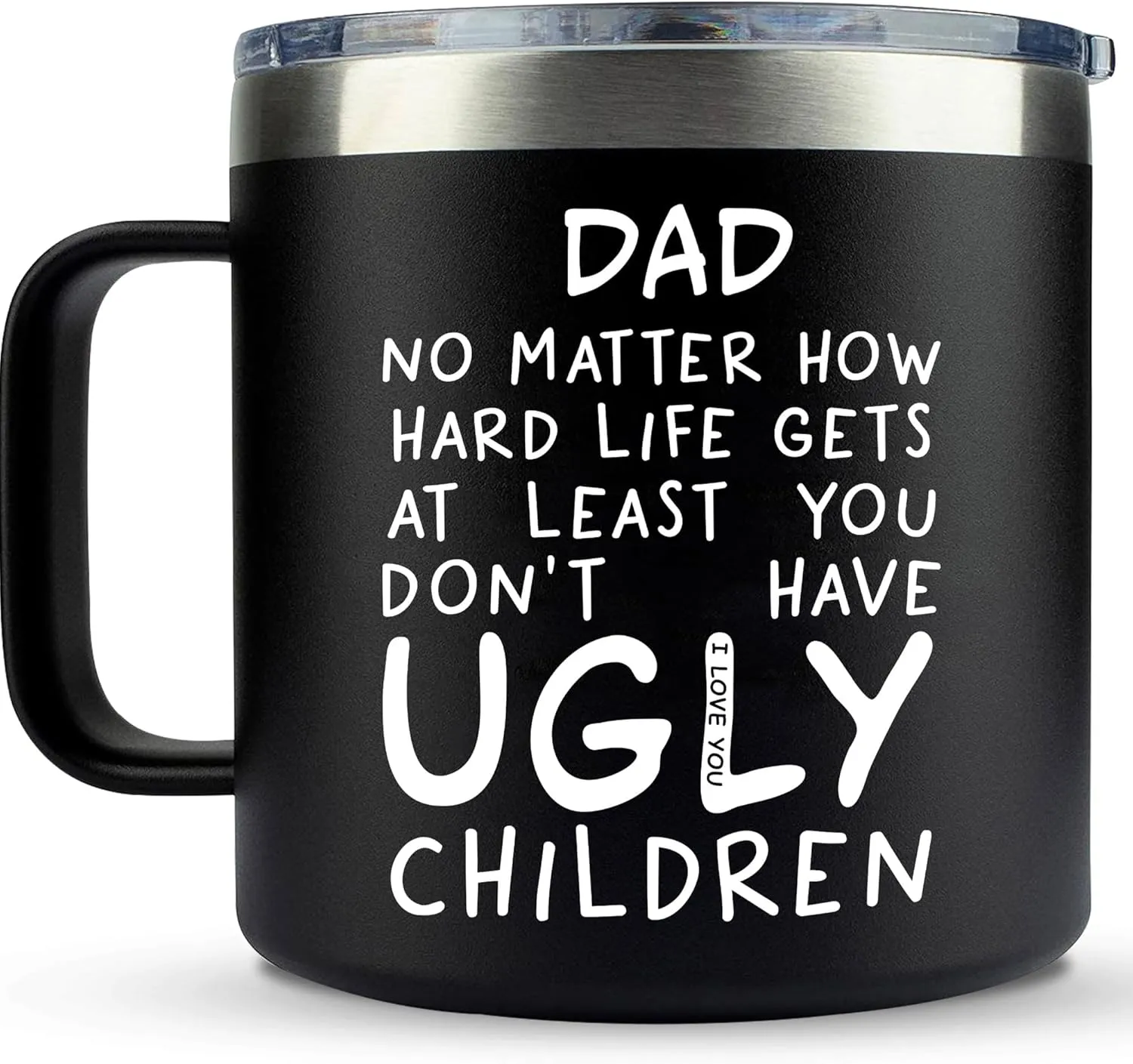 Gifts for Dad from Daughter, Son - Father's Day Gifts for Dad, Men - Dads Birthday Gift Ideas, Birthday gifts for Dads, Fathers - Best Dad Ever Gift, Best dad Mug, 14 Oz Coffee Mug for dad