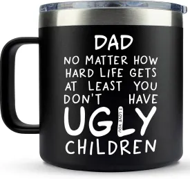Gifts for Dad from Daughter, Son - Father's Day Gifts for Dad, Men - Dads Birthday Gift Ideas, Birthday gifts for Dads, Fathers - Best Dad Ever Gift, Best dad Mug, 14 Oz Coffee Mug for dad