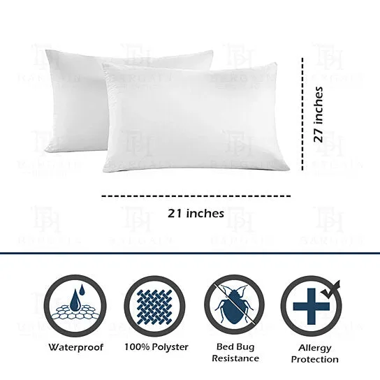 Heavyweight Zippered Waterproof and Bed-Bug Proof Vinyl Mattress Cover Protector