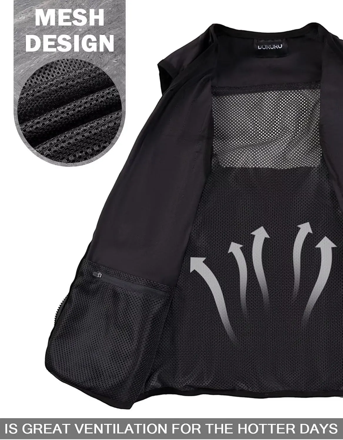 Kids Outdoor Vest Sleeveless Jackets Mesh Fishing Hiking Vest Multi-pocket Outwear Boys