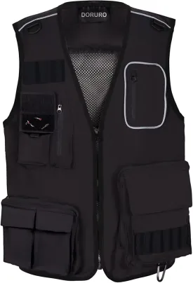 Kids Outdoor Vest Sleeveless Jackets Mesh Fishing Hiking Vest Multi-pocket Outwear Boys
