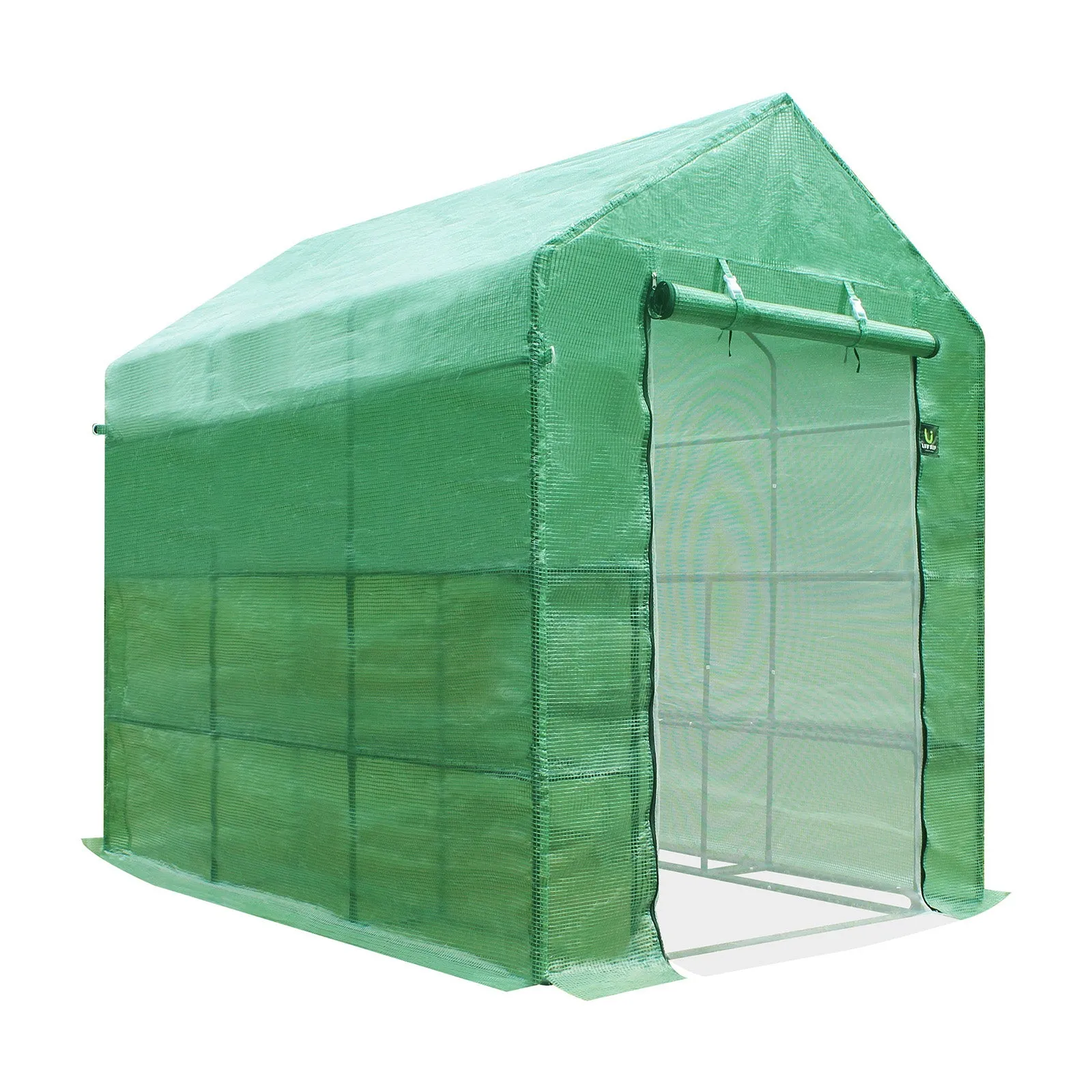 Livsip Greenhouse Walk in Tunnel Green House Garden Shed Storage Plant 2.1X1.4M