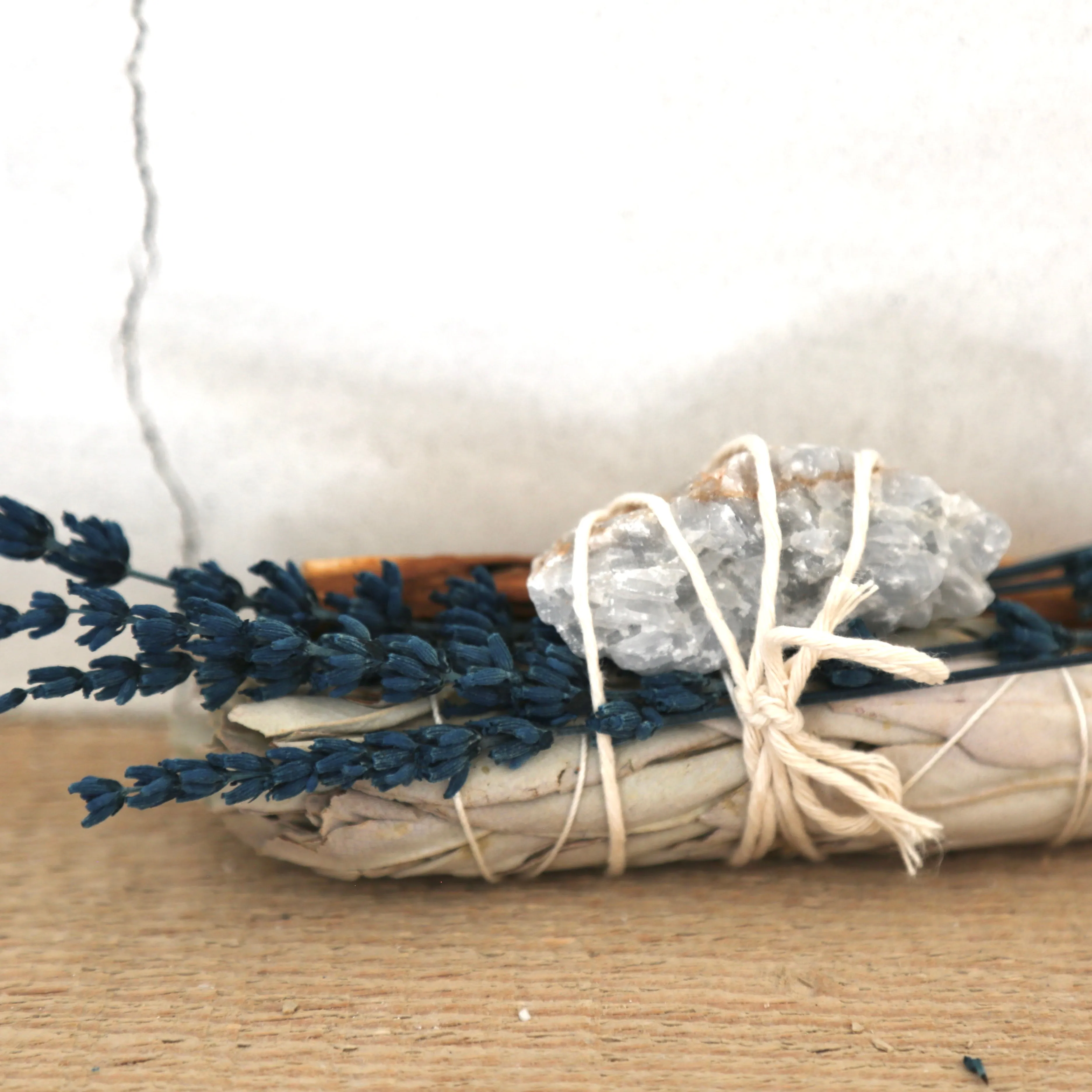 Mini Sage & Palo Santo Crystal Bundle