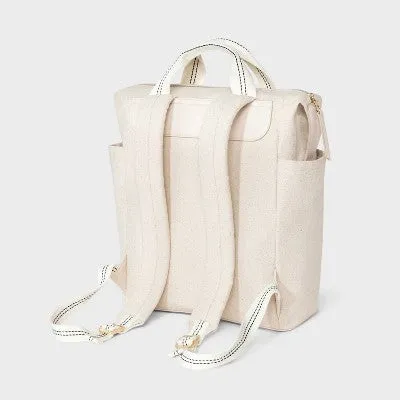 New - Square Convertible Backpack - Universal Thread Off-White