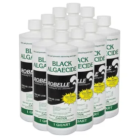 Robelle 2190-12 Black Algaecide for Swimming Pools (12 Pack), 1 quart