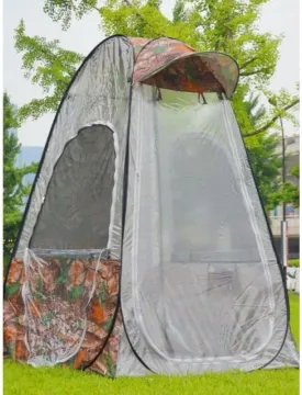 Single-Person Outdoor Windproof and Warm Transparent Tent for Raft Fishing, Ice Fishing, and Camping