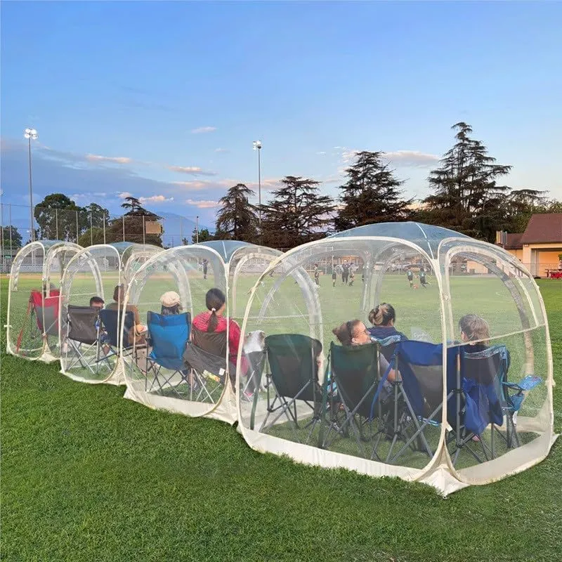 Single-Person Outdoor Windproof and Warm Transparent Tent for Raft Fishing, Ice Fishing, and Camping