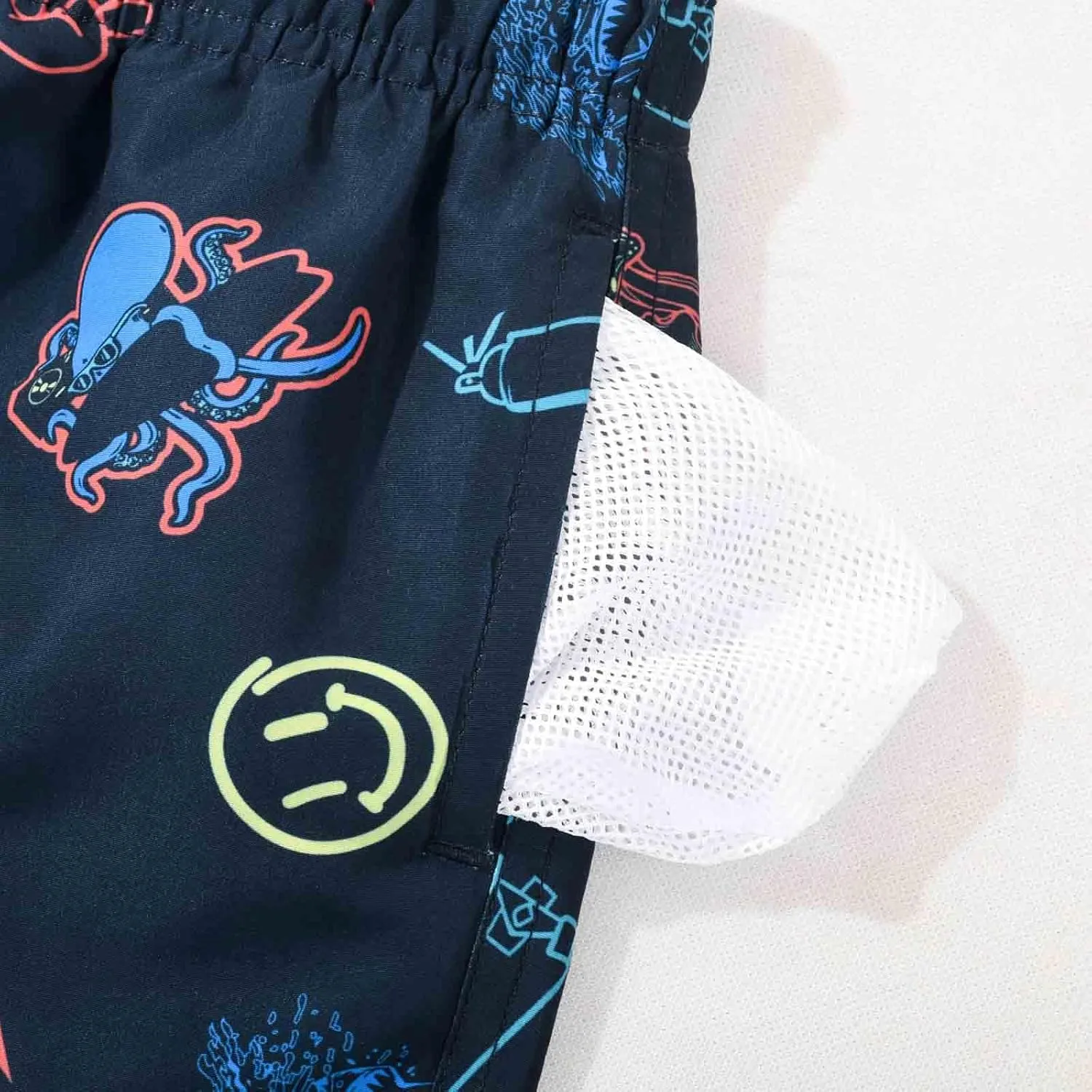SUNDAY ROSE Swim Trunks for Boy Toddler Bathing Suits Little Kids Quick Dry Beach Board Shorts