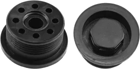 Surfboard Automatic Breathing Threaded Vent Plug 31x15x22mm Surfboard SUP Paddle Board Accessories Black 2PCS