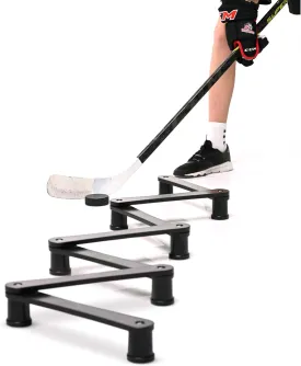 The Snake Trainer - Lightweight Stickhandling Training Tool - Hockey Training Equipment for Puck Control, Reaction Time and Coordination - Portable, Durable and Adjustable