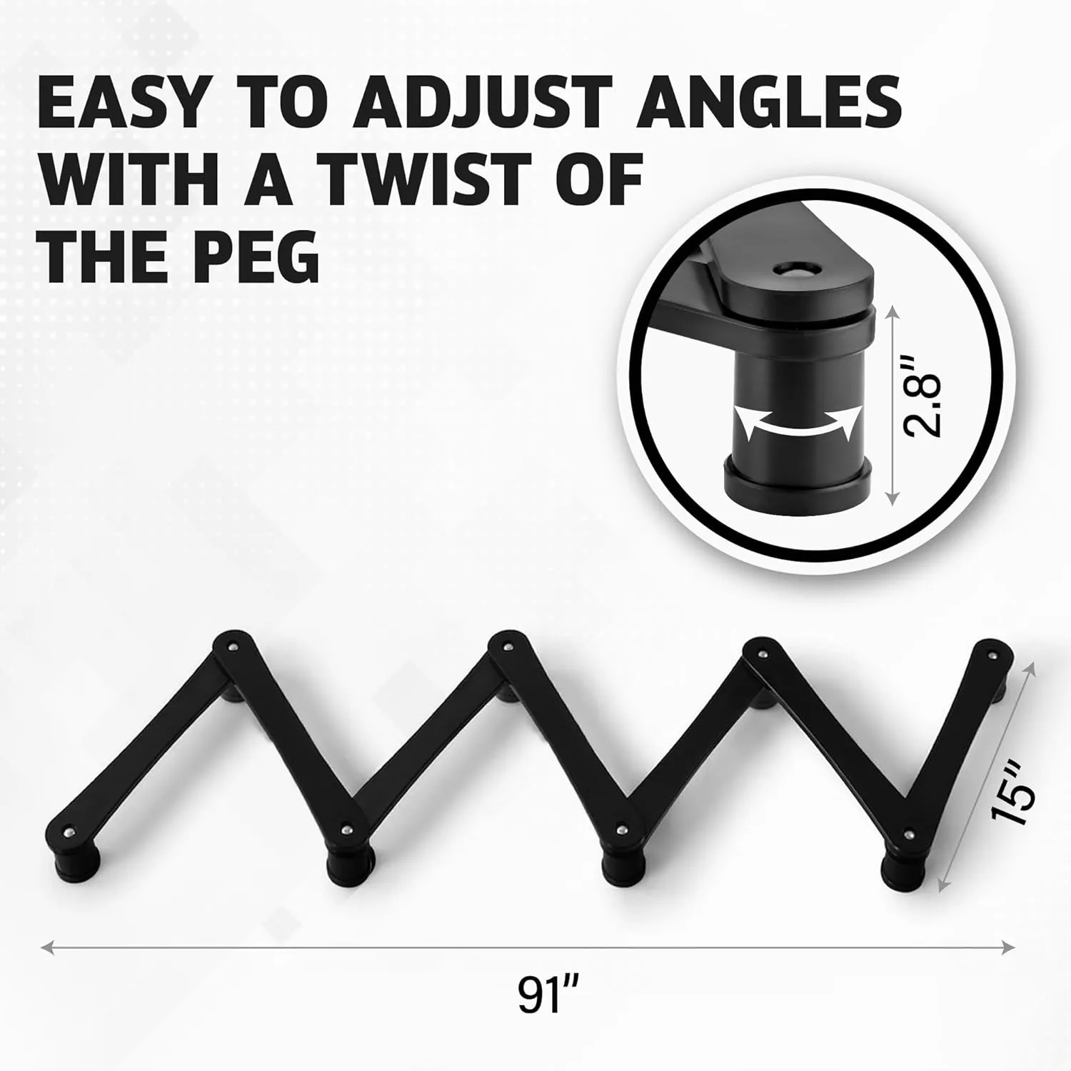 The Snake Trainer - Lightweight Stickhandling Training Tool - Hockey Training Equipment for Puck Control, Reaction Time and Coordination - Portable, Durable and Adjustable
