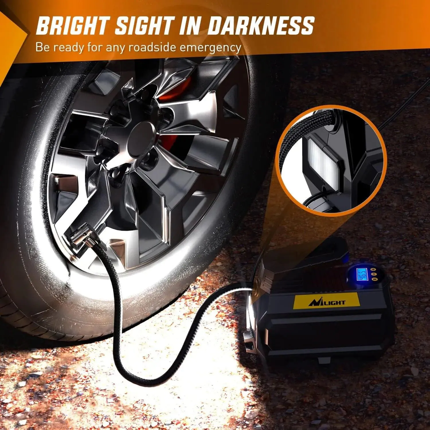 Tire Inflator Air Compressor Pump