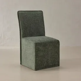 Washable Upholstered Dining Chair | 19” Back Height in Willow